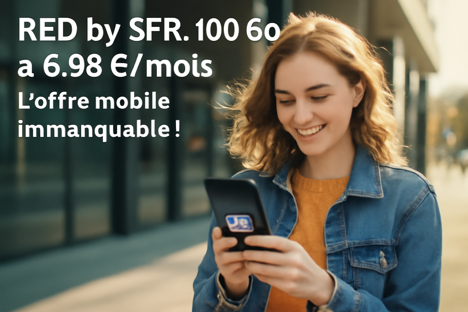 RED by SFR : 100 Go 5G à 6,99 €/mois, l’offre mobile immanquable !