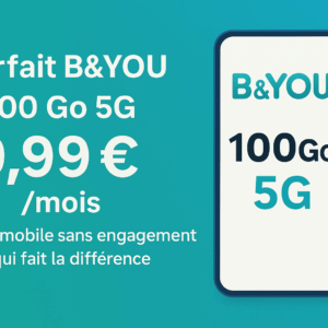 Forfait Bouygues 100 Go 5G : l’offre mobile à petit prix qui change tout