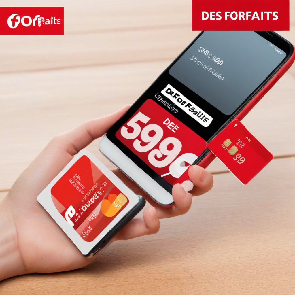 Des forfaits RED qui s’adaptent à votre budget : de 5,99 € à 19,99 €