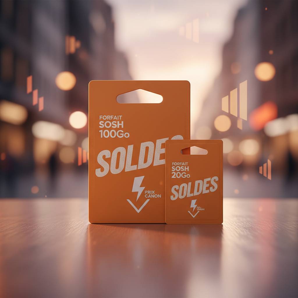 Sosh propose des offres incroyables sur deux forfaits sans engagement sur le réseau Orange