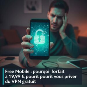 Free Mobile menace de supprimer le VPN gratuit pour les abonnés au forfait 19,99 €