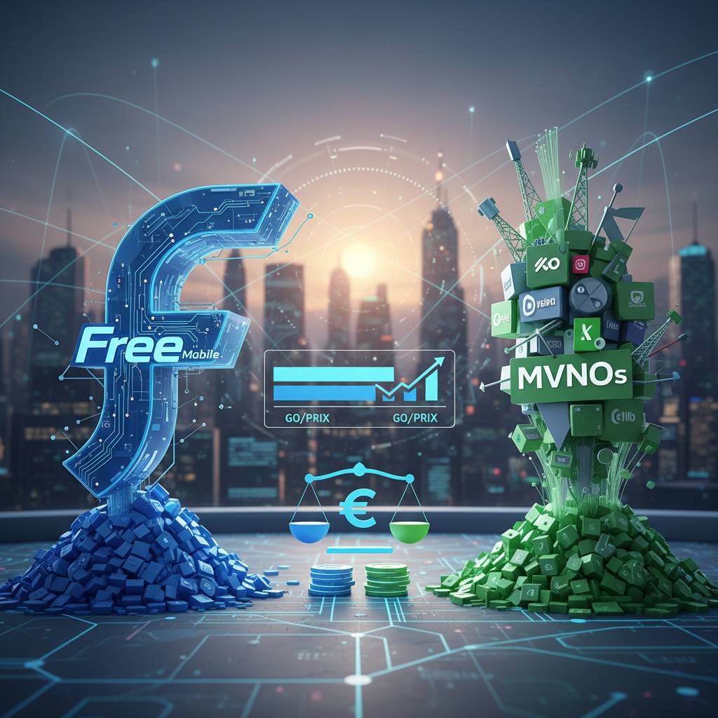 Forfaits Free Mobile vs MVNO 2026 : Le duel Go/Prix pour votre budget